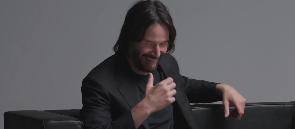 NFT mania? Keanu Reeves si fa una risata