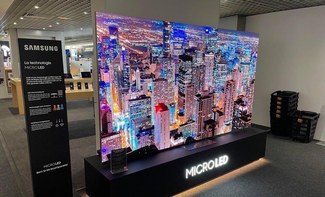 Samsung si prepara a potenziare la produzione di TV MicroLED