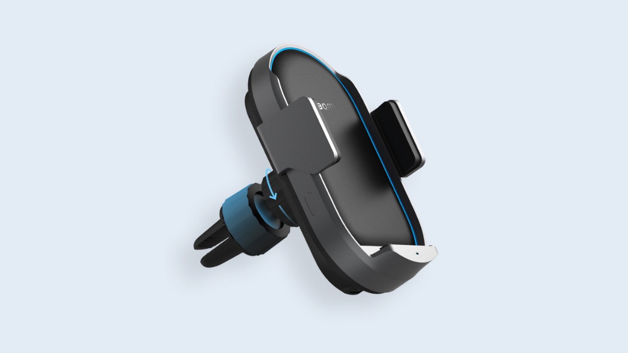Supporto per telefono caricabatterie wireless per auto Sensoor intelligente alla moda Supporto per cellulare per caricabatterie rapido per auto con bloccaggio automatico nella presa d'aria dell'auto