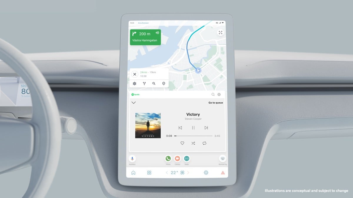 Volvo sceglie la tecnologia Qualcomm per il cockpit digitale delle nuove elettriche