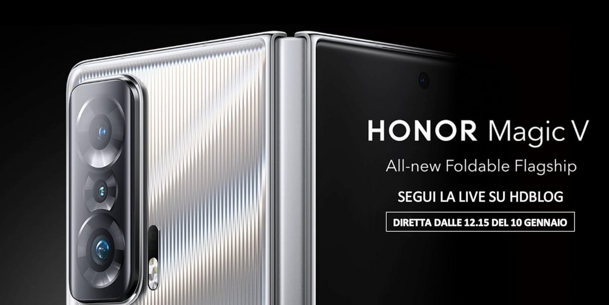 Honor Magic V: scopri il nuovo pieghevole | Live domani dalle ore 12.14