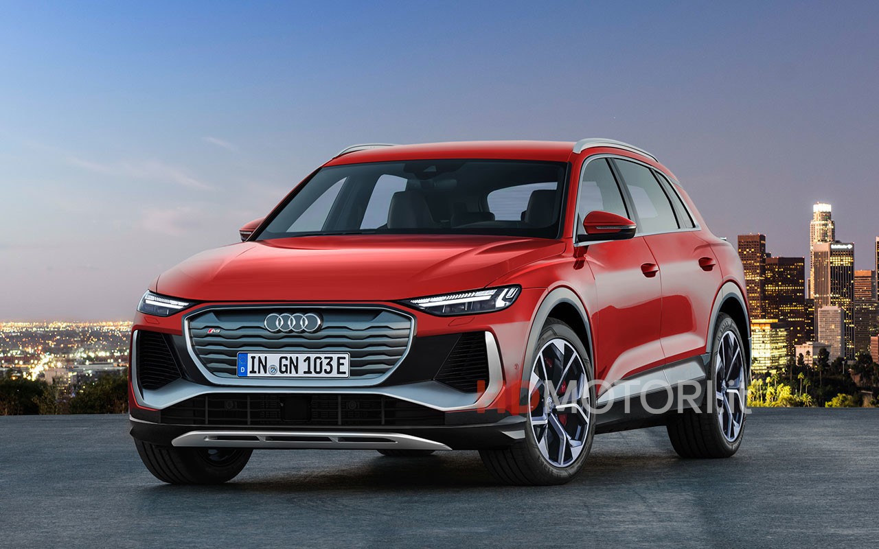 Audi RSQ6 il render per la versione sportiva del quinto SUV etron