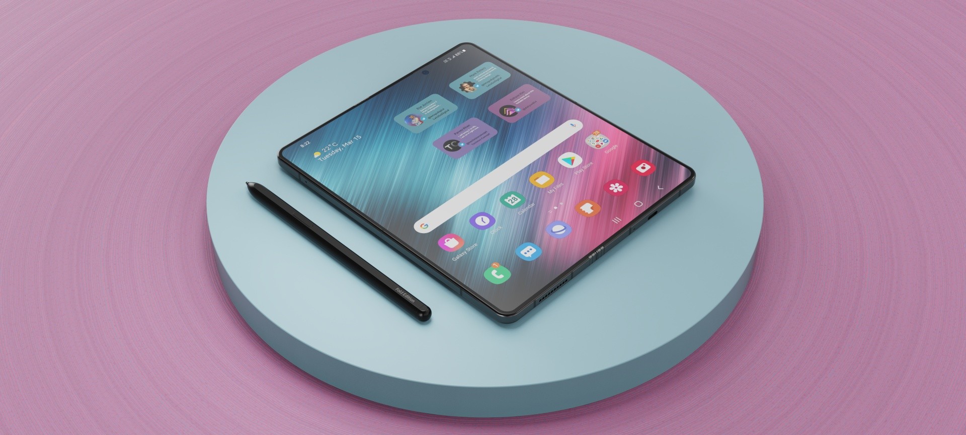 Galaxy Z Fold4 con display più resistente, Samsung lavora al multi fold | Rumor