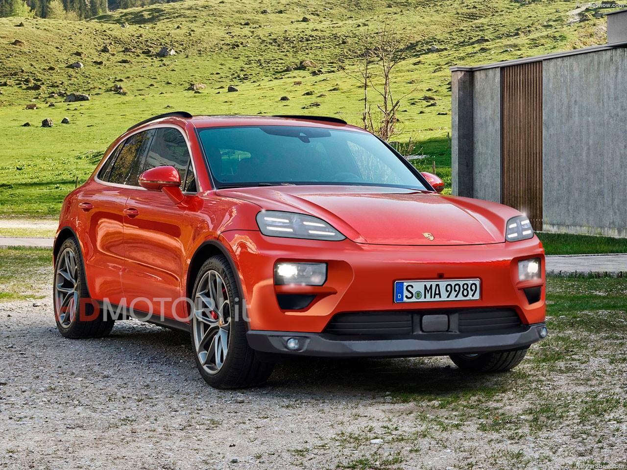 Nuovo Render Della Porsche Macan Elettrica: Sarà Così?