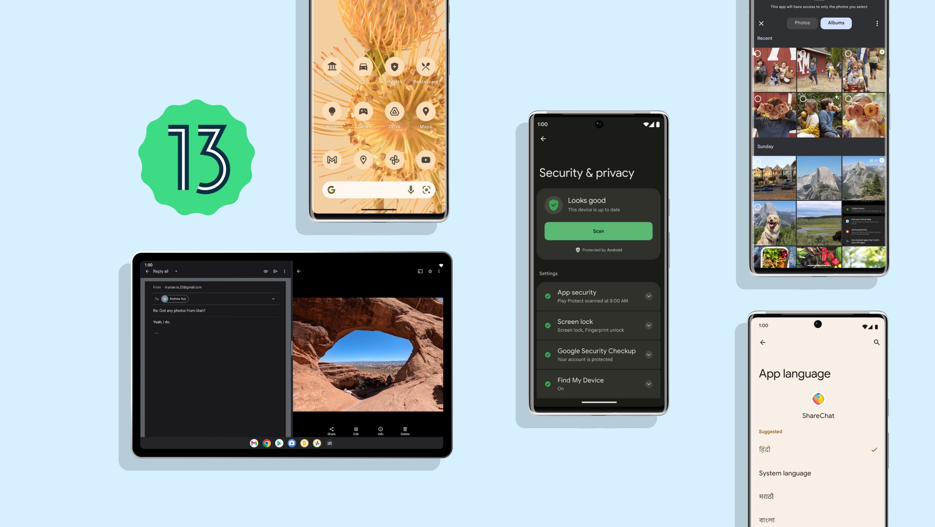 Android 13: focus su tablet, indossabili e multi-device | Google I/O 2022