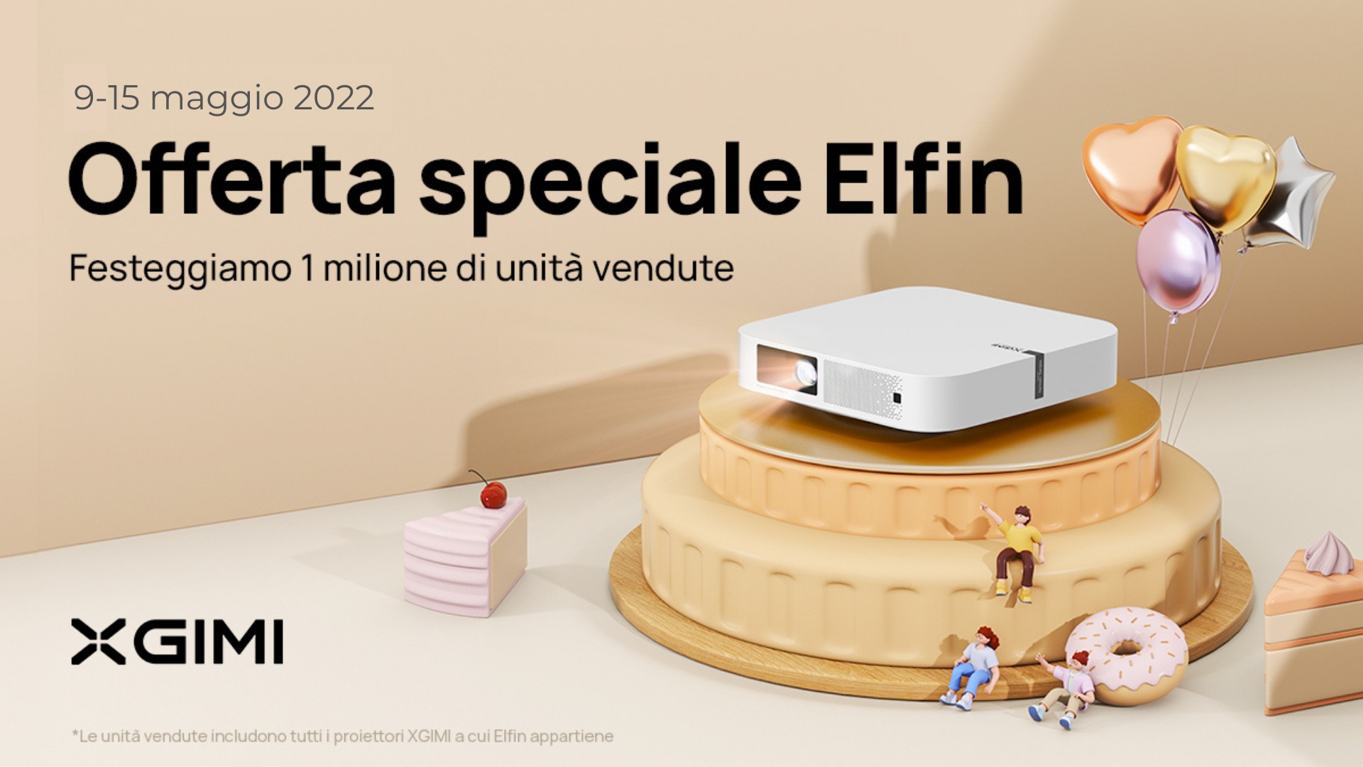 Xgimi Elfin: il proiettore compatto in promozione per festeggiare le vendite