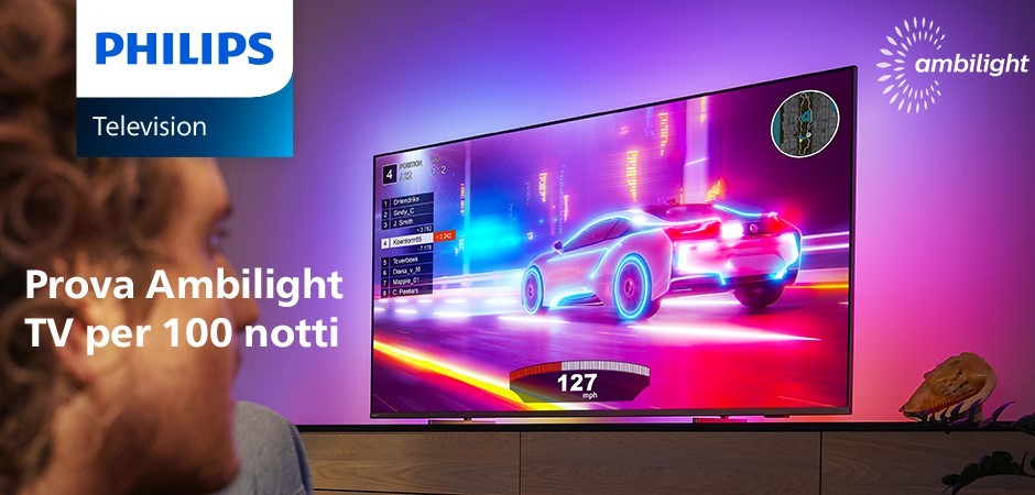 TV Philips: promozione soddisfatti o rimborsati sui modelli con Ambilight 