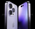 iPhone 14 Pro viola, finally i primi render!  And a video immagina iOS 16