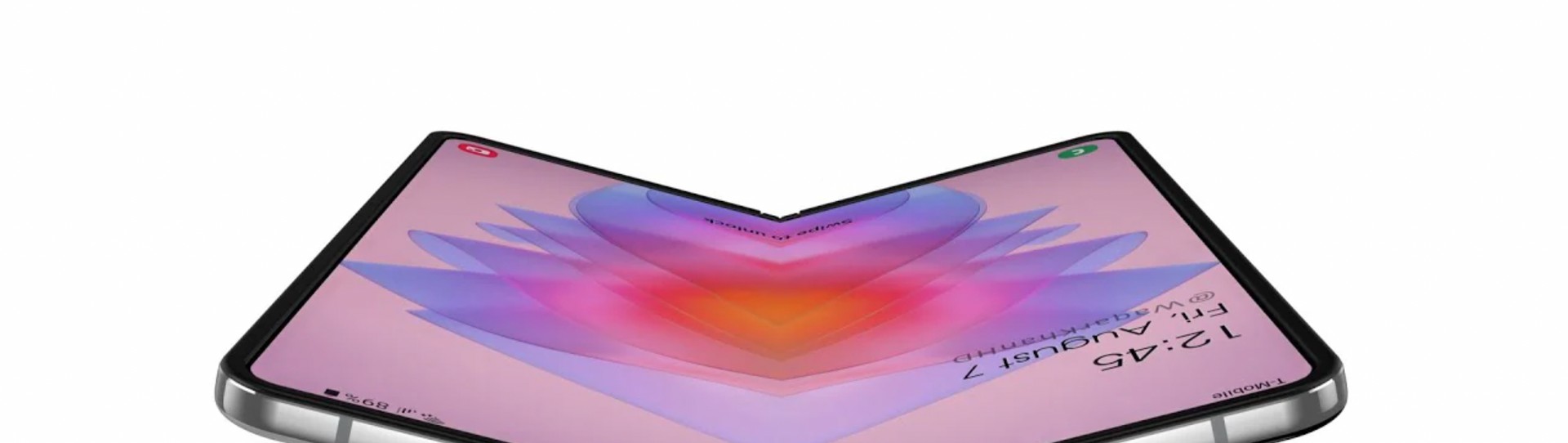 Samsung nasconde la piega: su Galaxy Z Fold 4 e Flip 4 potrebbe essere così