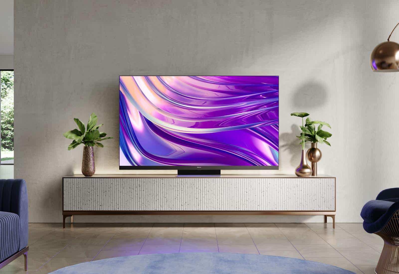 Телевизор hisense qled 65. Mini led подсветка телевизора.