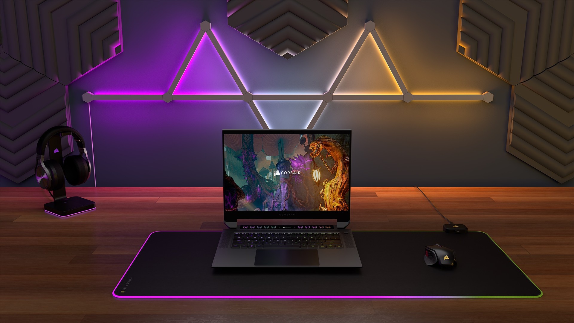 Corsair e Nanoleaf, collaborazione per creare un'atmosfera gaming