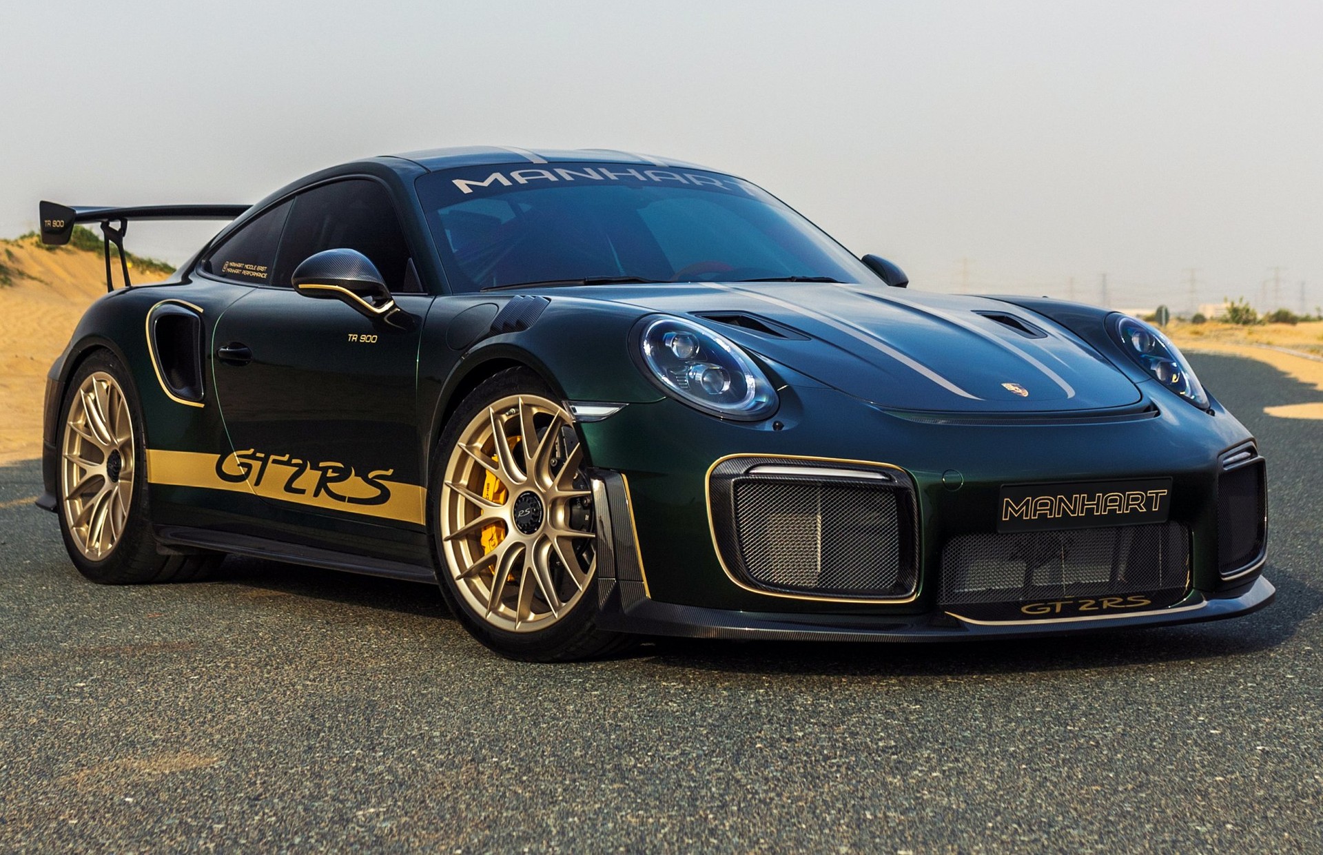 Porsche 911 GT2 RS, per la supercar quasi 1.000 CV grazie a Manhart