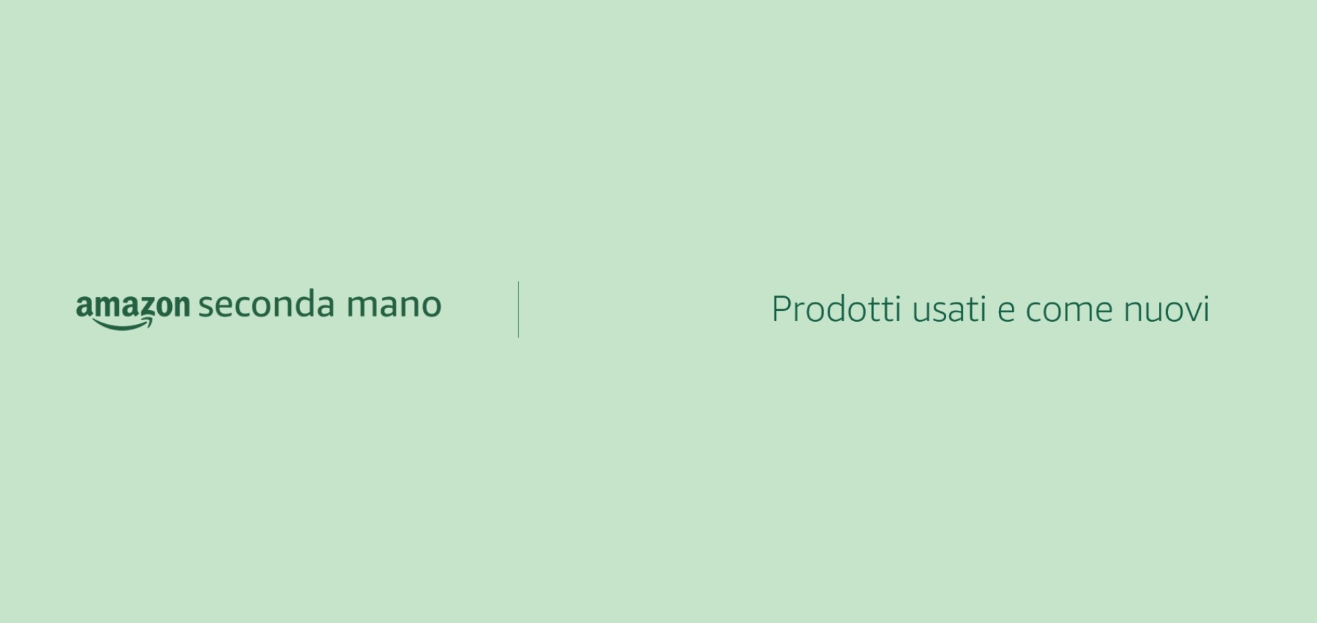 I prodotti di  Seconda Mano sono in sconto del 20%