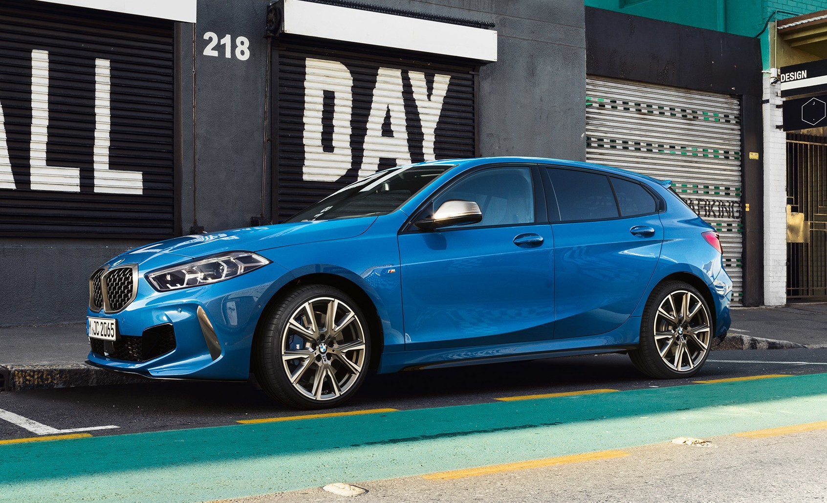 BMW 1-serie, nya restylingtest på Nurburgring.  spionbilder