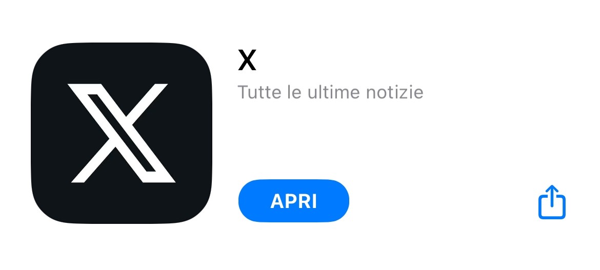 Twitter è X su iPhone e iPad anche in Italia