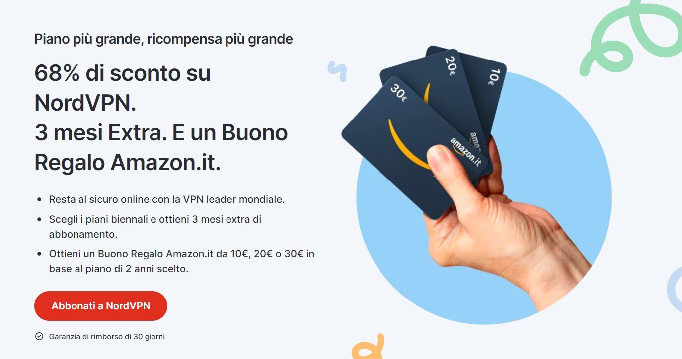 NordVPN servizio di VPN sicura: fino al 68% di sconto, buoni  e mesi  gratis 