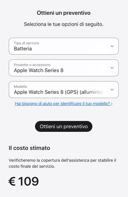 Apple Watch la sostituzione della batteria fuori garanzia costera 10 euro in piu HDblog