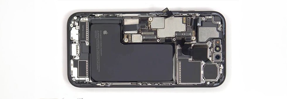 iPhone 15 Pro, the first teardown reveals the internal structure and battery capacity