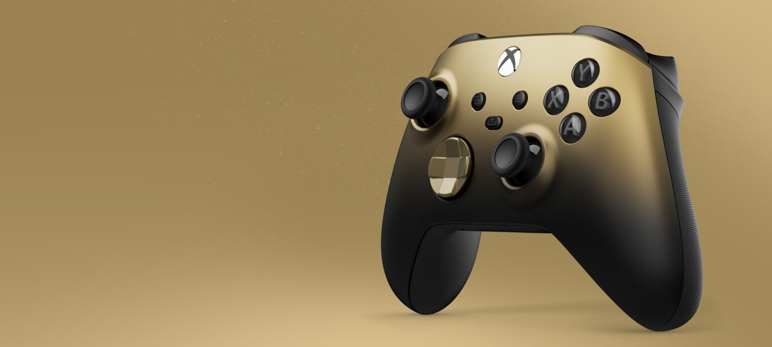 Xbox presenta il controller in edizione speciale Gold Shadow