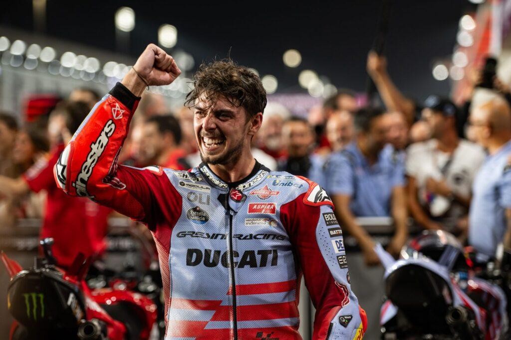 MotoGP, Di Giannantonio gagne au Qatar.  La Coupe du monde se décide à Valence