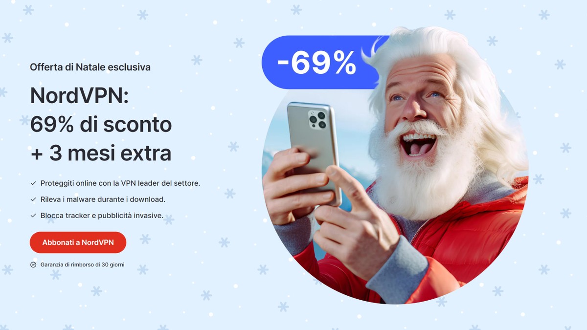 NordVPN offerta di Natale con Coupon esclusivo: VPN sicura e 3 mesi extra 