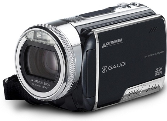 GAUDI GREEN-HOUSE: NUOVA VIDEOCAMERA FULL HD - HDblog.it