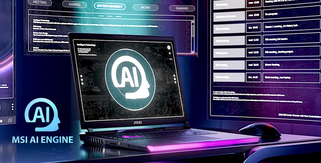 MSI lancia nuovi laptop AI e gaming al CES 2024
