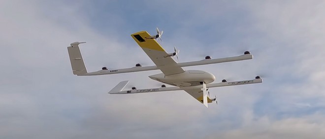 Alphabet Wing: droni più grandi per la consegna di pacchi pesanti