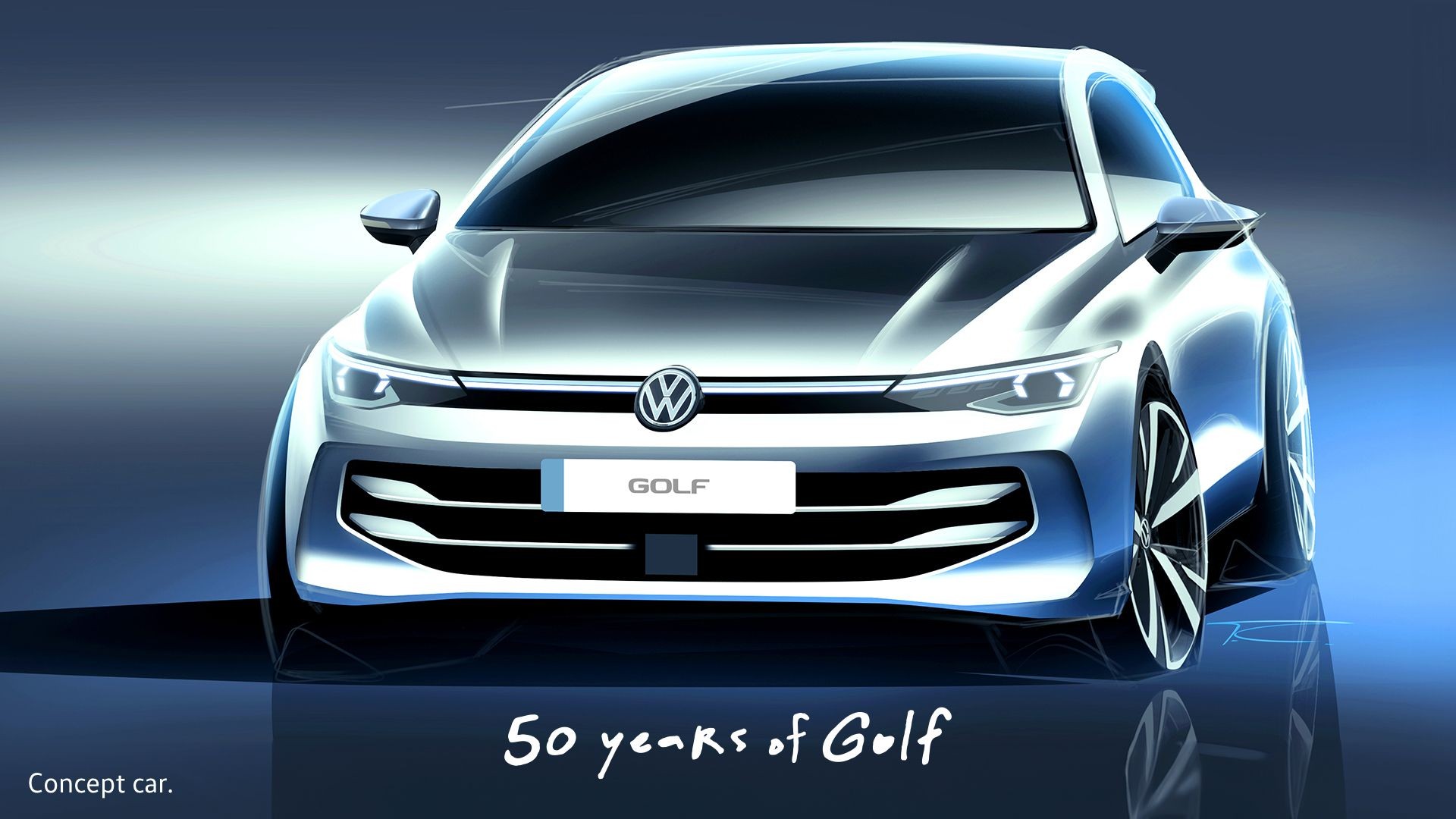 Volkswagen Golf, some drawings “anticipate” the redesign