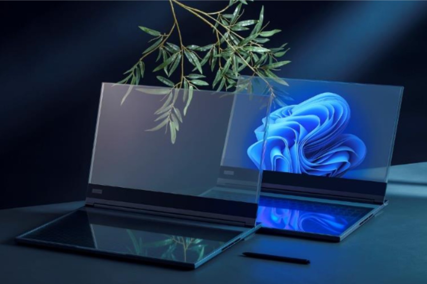 Lenovo al MWC con un concept laptop dal display trasparente e tanti PC AI