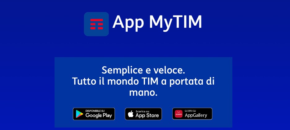 TIM, 7 days of unlimited Giga to welcome the new MyTIM app