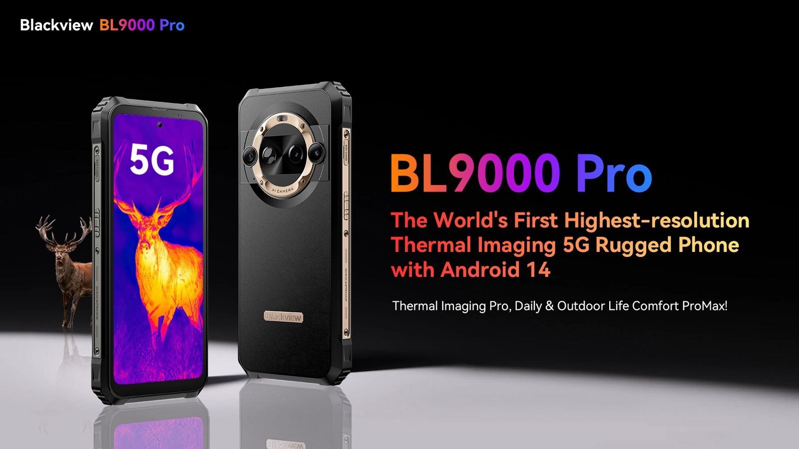 Blackview BL9000 Pro: ufficiale il rugged 5G con camera termica FLIR