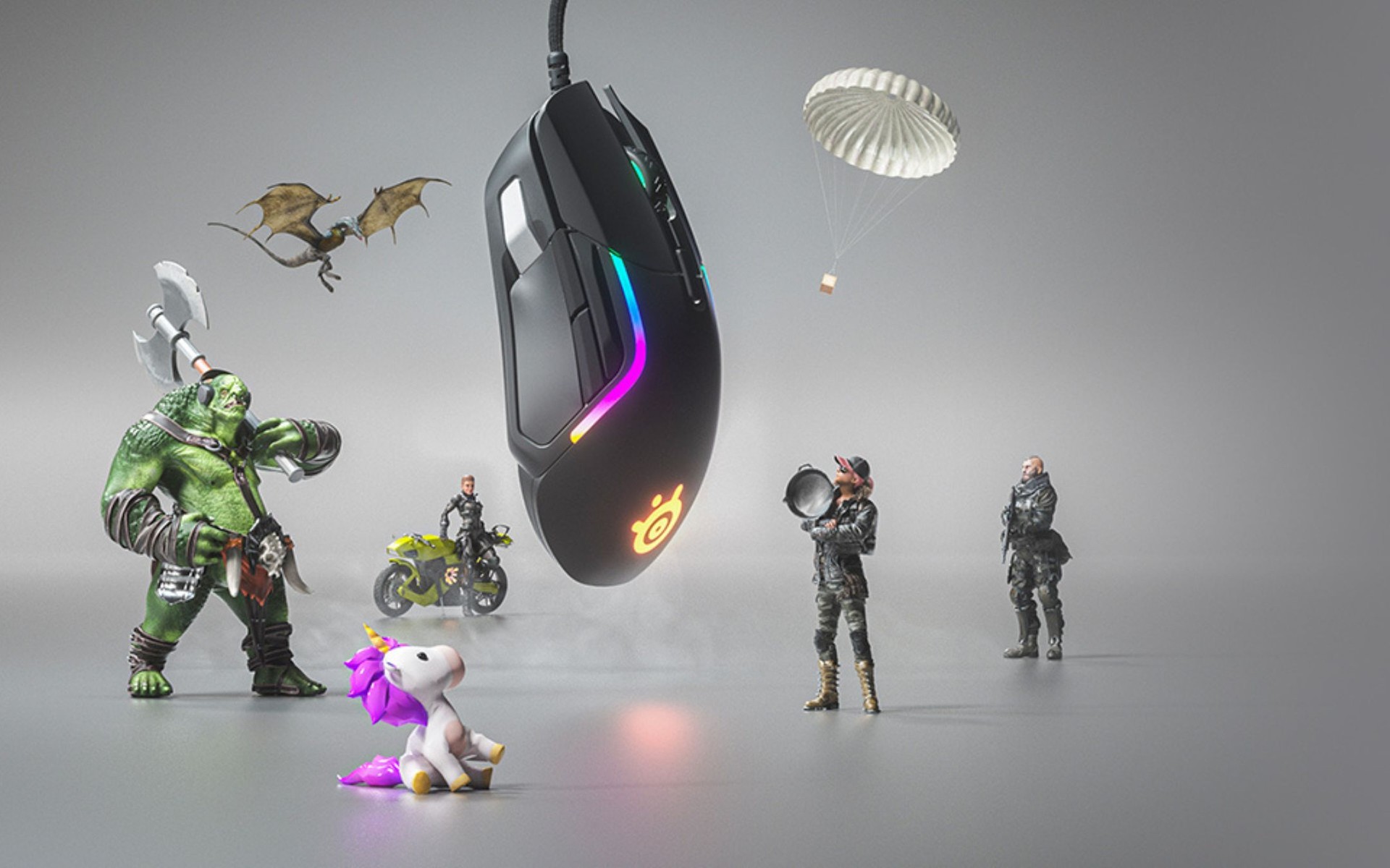 Accessori Originali Per Mouse Per Steelseries Rival 600 650 Piedini Per Mouse Pulsanti Sinistro Destro Cavo Shell PCB Lente Ottica - Foto 9