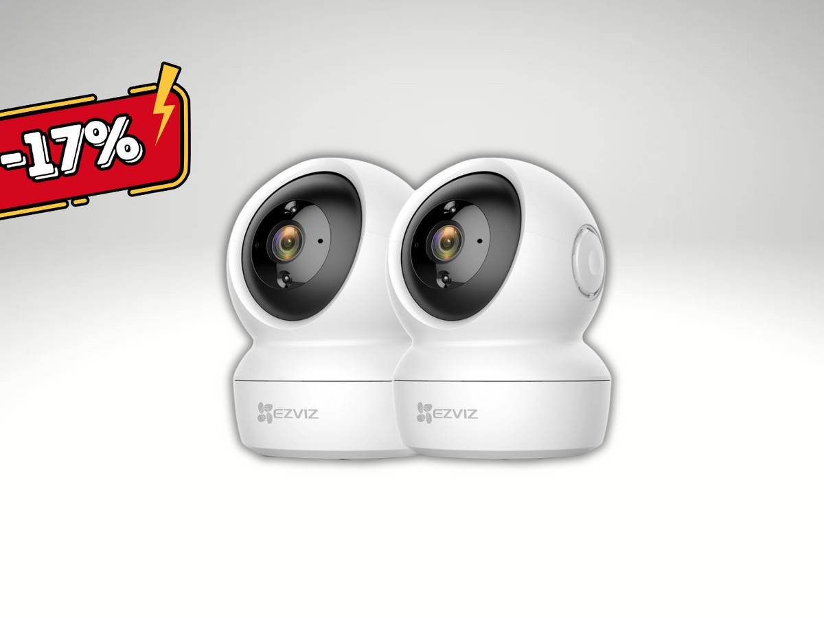 EZVIZ C6N Telecamera Interna WiFi 1080p - Sorveglianza Smart Con Rotazione 360&deg; E Visione Notturna