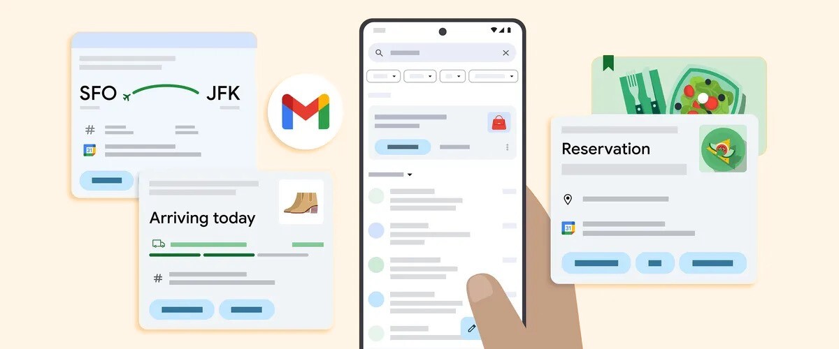 Gmail, Google migliora ed espande le schede riepilogo: le novità in arrivo