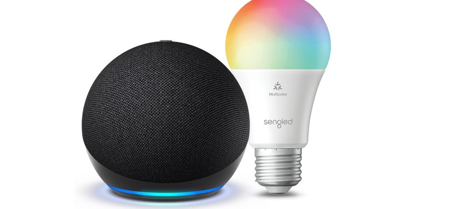 Kit Echo Dot 5ª Gen + Lampadina Smart Sengled E27 – Casa Intelligente Con Alexa - 4