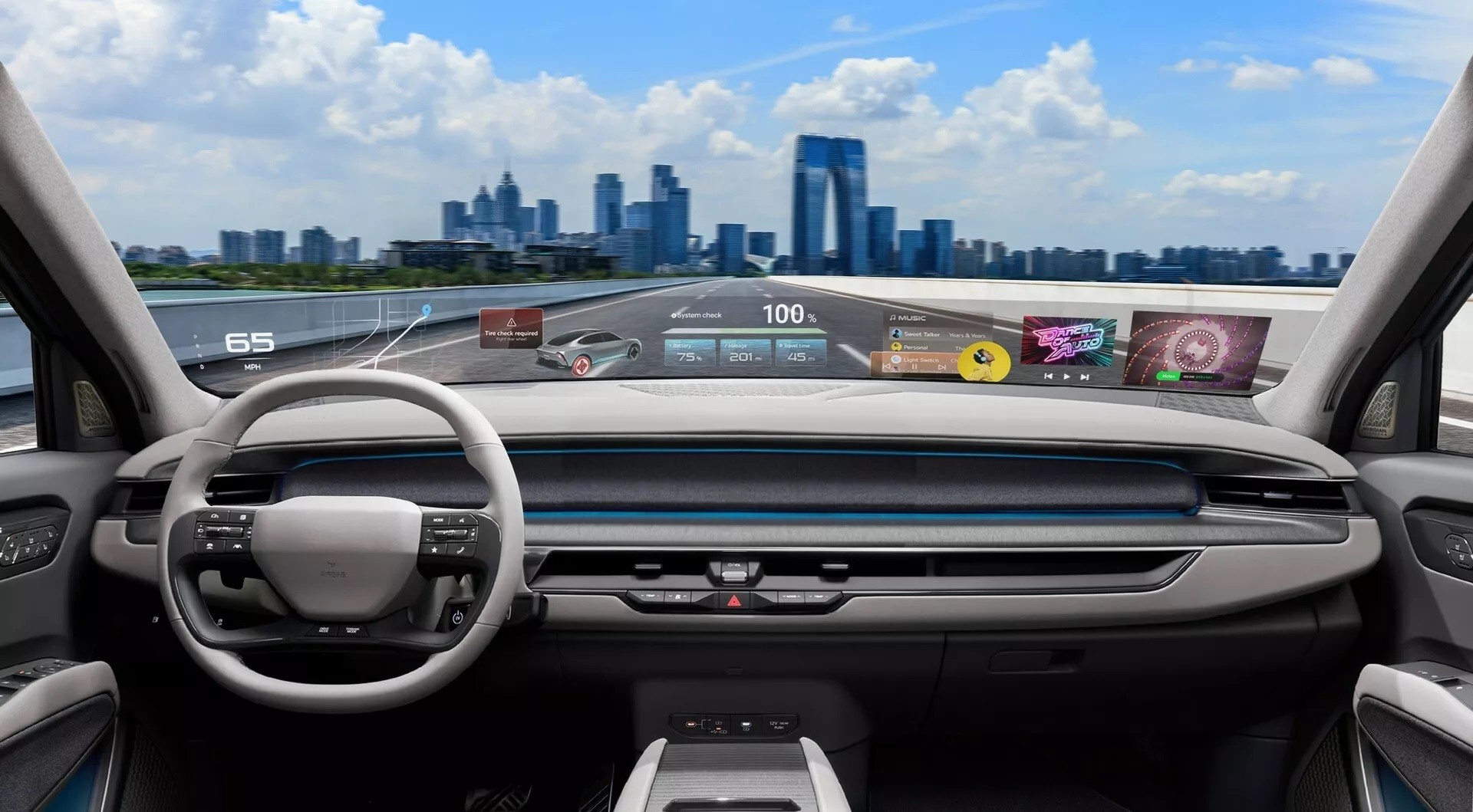 Hyundai Mobis al CES 2025 un parabrezza olografico. Più sicurezza alla guida | Video