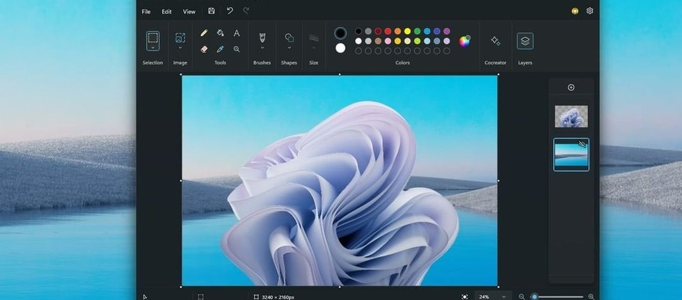 Microsoft Paint si rinnova con l'intelligenza artificiale di Copilot