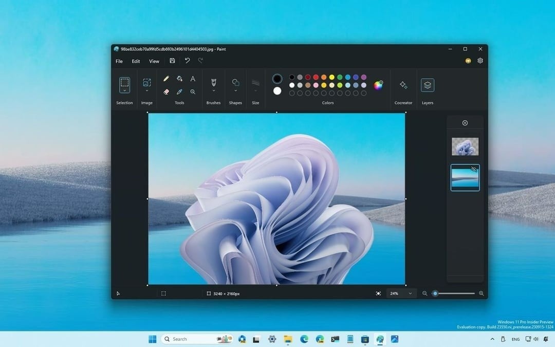 Microsoft Paint si rinnova con l'intelligenza artificiale di Copilot