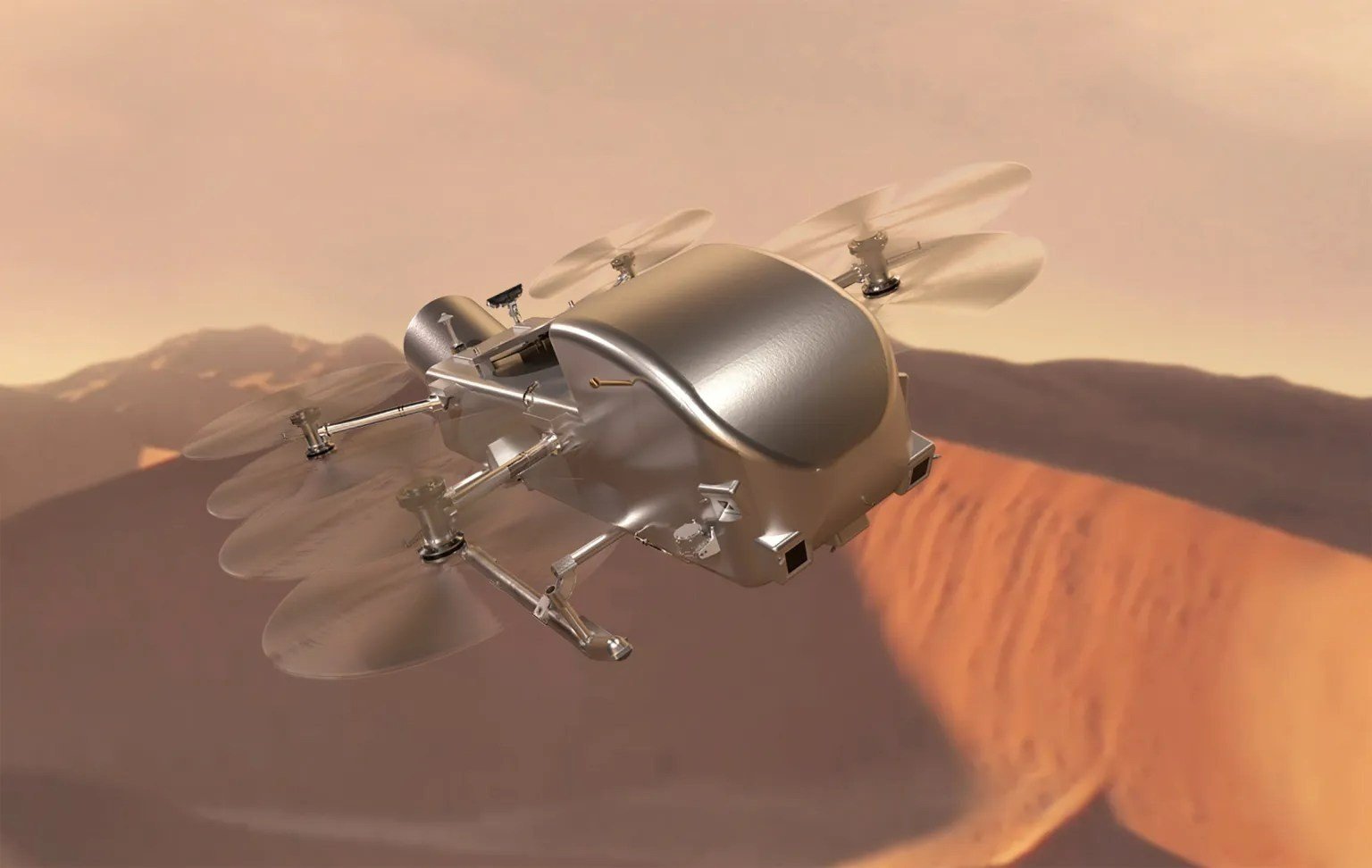L'elicottero nucleare Dragonfly pronto a sfrecciare verso Titano nel 2028