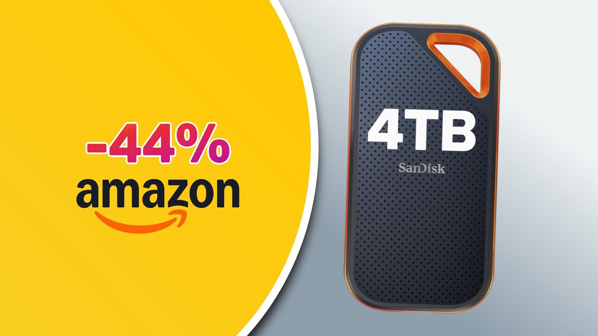 SSD SanDisk Extreme PRO: la versione da 4TB è imperdibile con lo