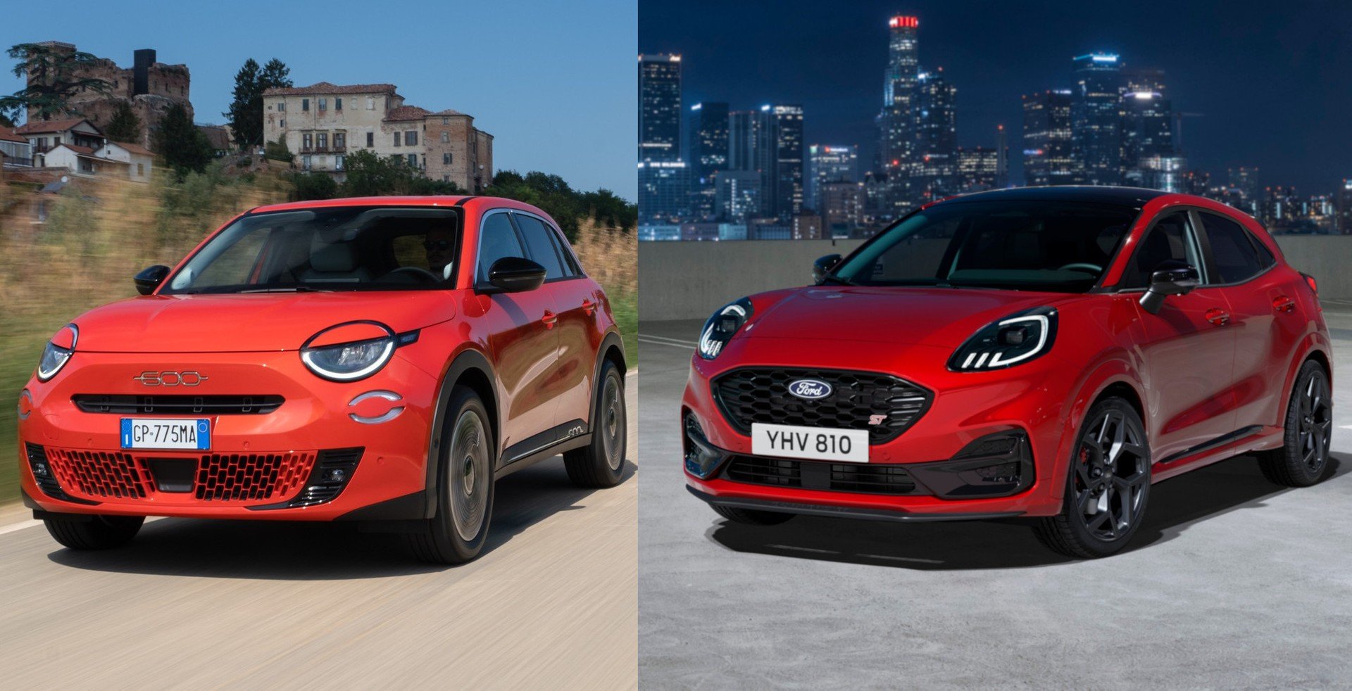 FIAT 600 Vs Ford Puma, confronto tra B-SUV. Caratteristiche, motori e prezzi