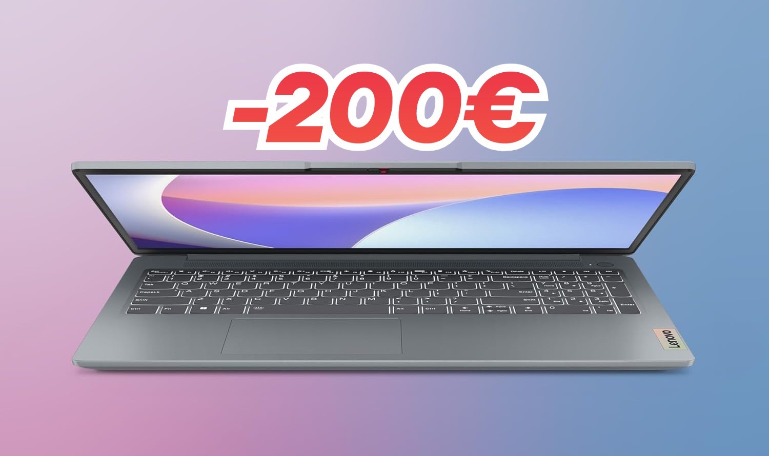 Lenovo IdeaPad Slim 3 con Core i7 per produttività e intrattenimento: Amazon lo sconta di 200€