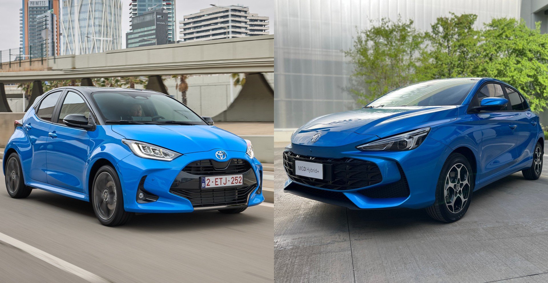 MG3 Hybrid+ Vs Toyota Yaris: confronto tra ibride. Caratteristiche e prezzi