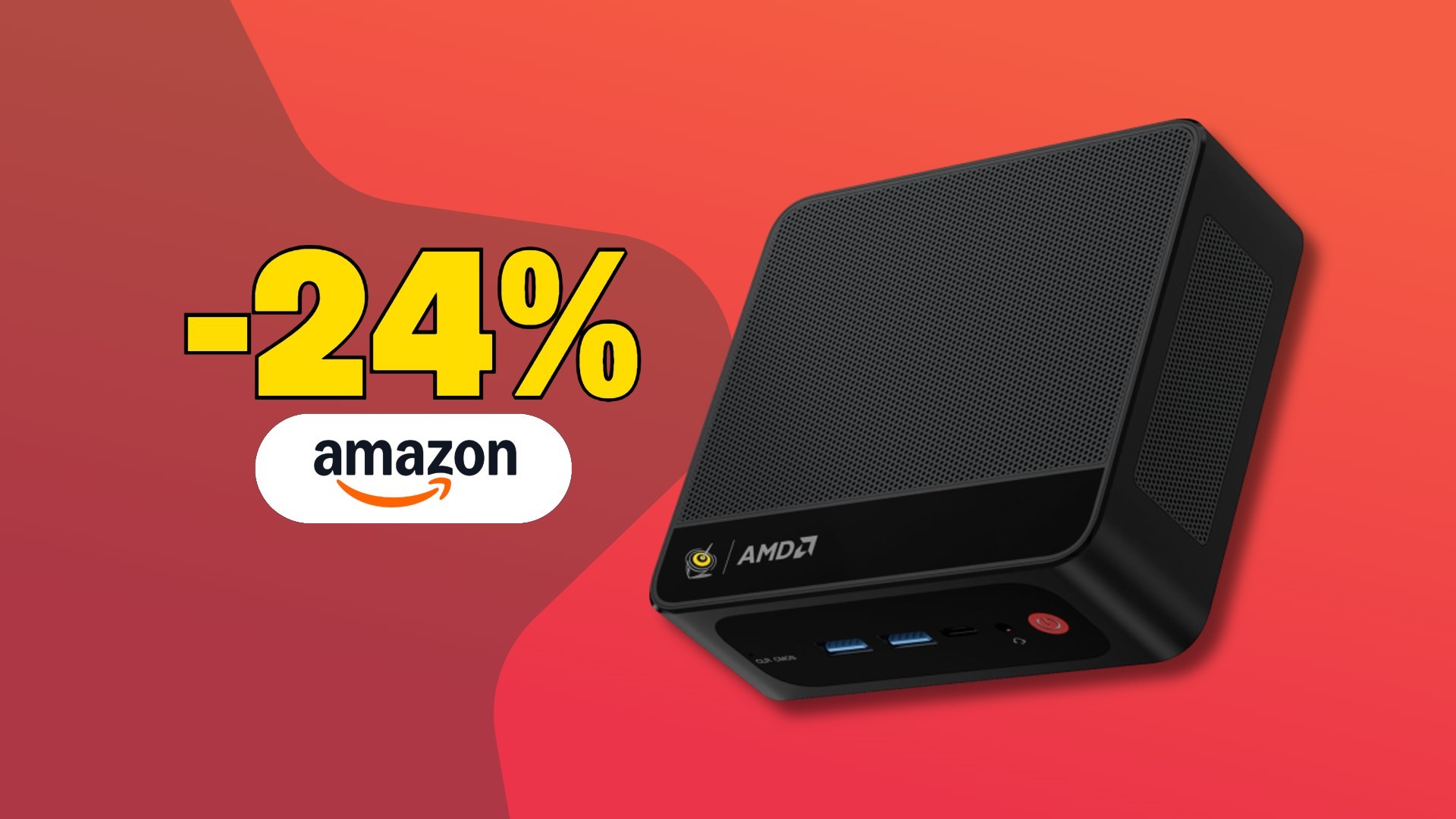 Mini PC con AMD Ryzen 7 e 16GB di RAM ad un ottimo prezzo su Amazon (-24%)