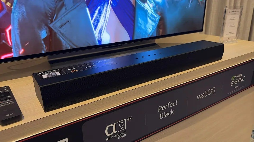 LG S20A al CES 2025: la soundbar compatta che non rinuncia alla potenza