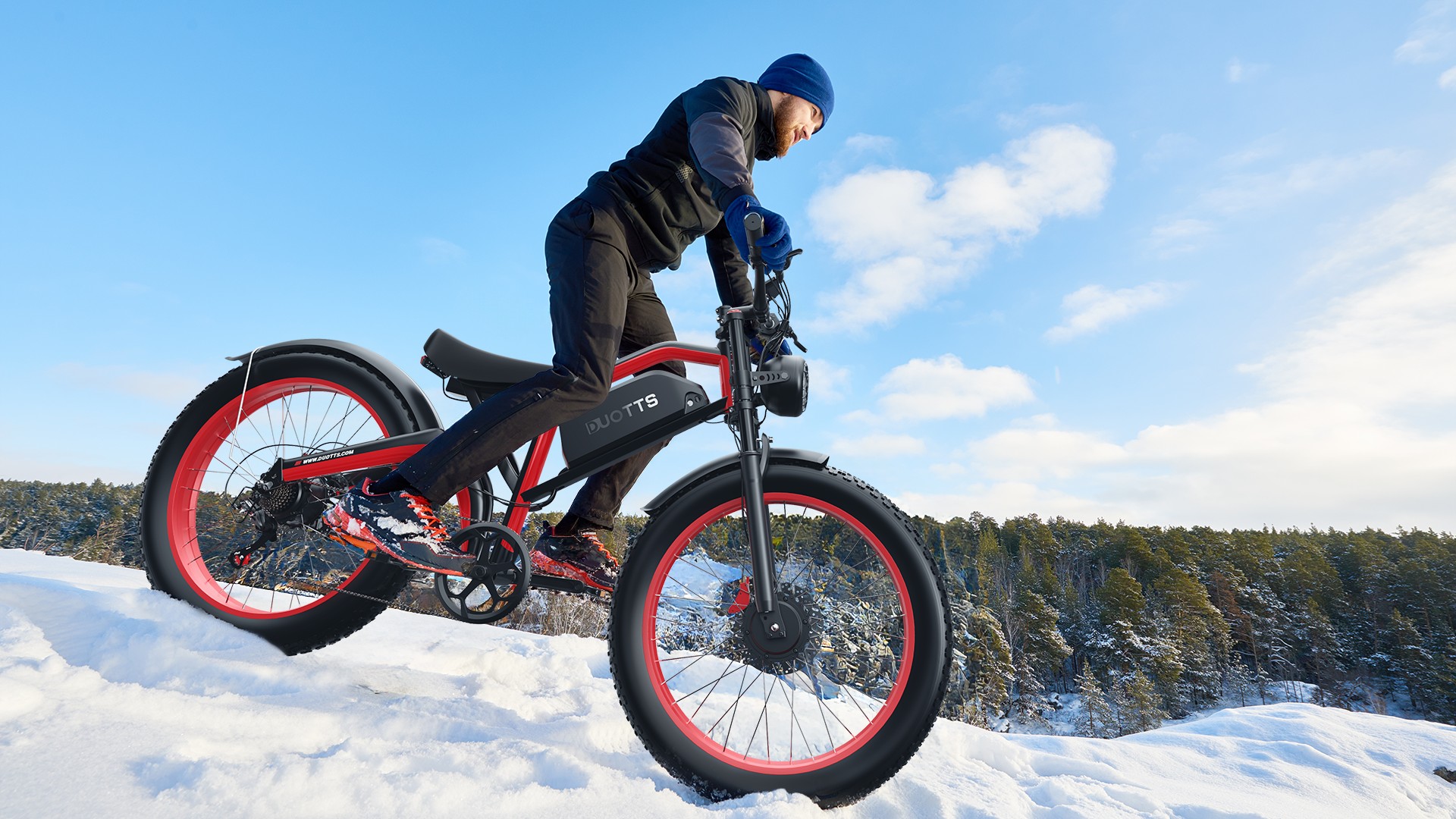 DUOTTS N26, fat bike elettrica per l'off-road con doppio motore