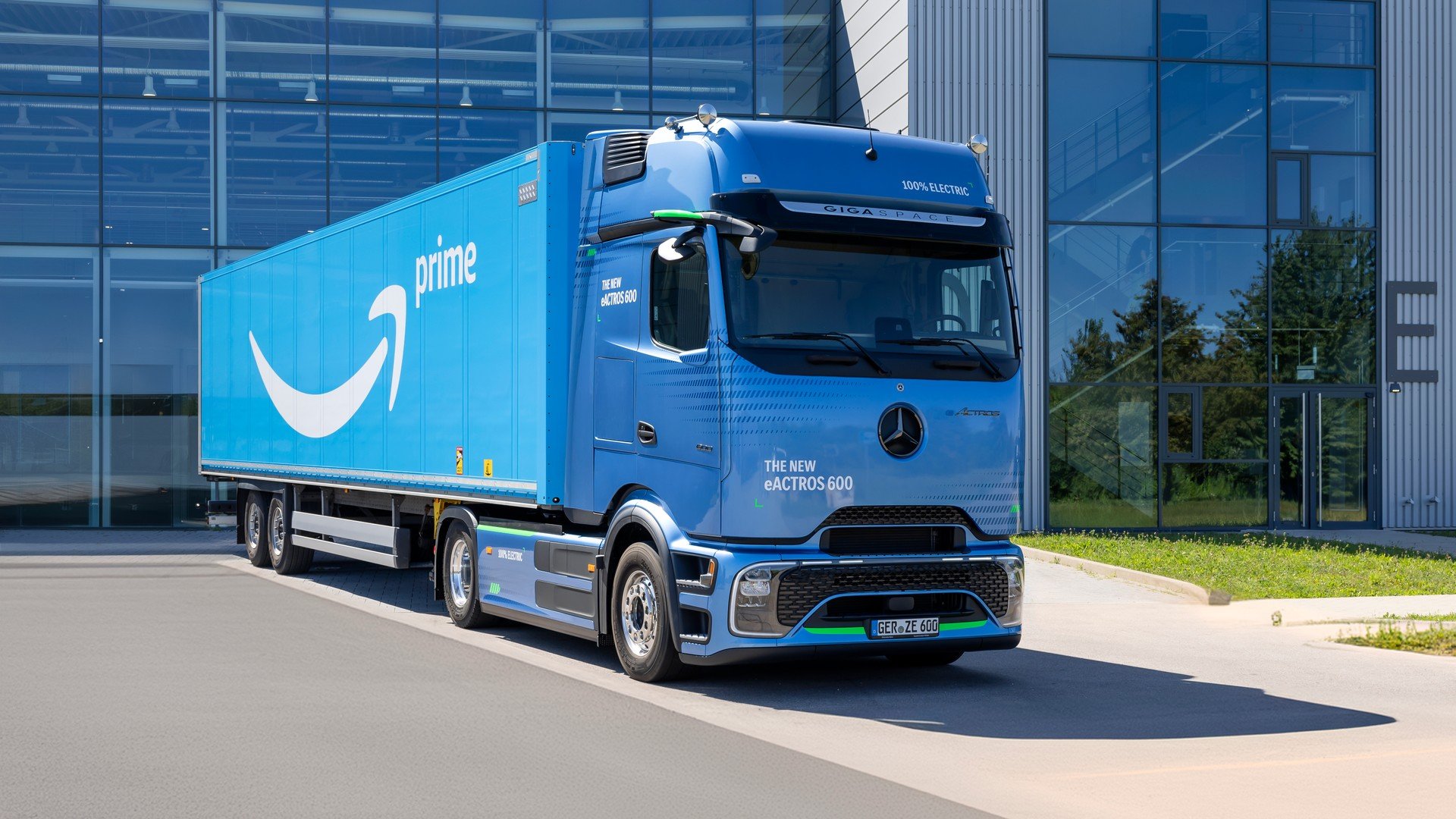 Amazon: i camion elettrici Mercedes eActros 600 per Regno Unito e Germania