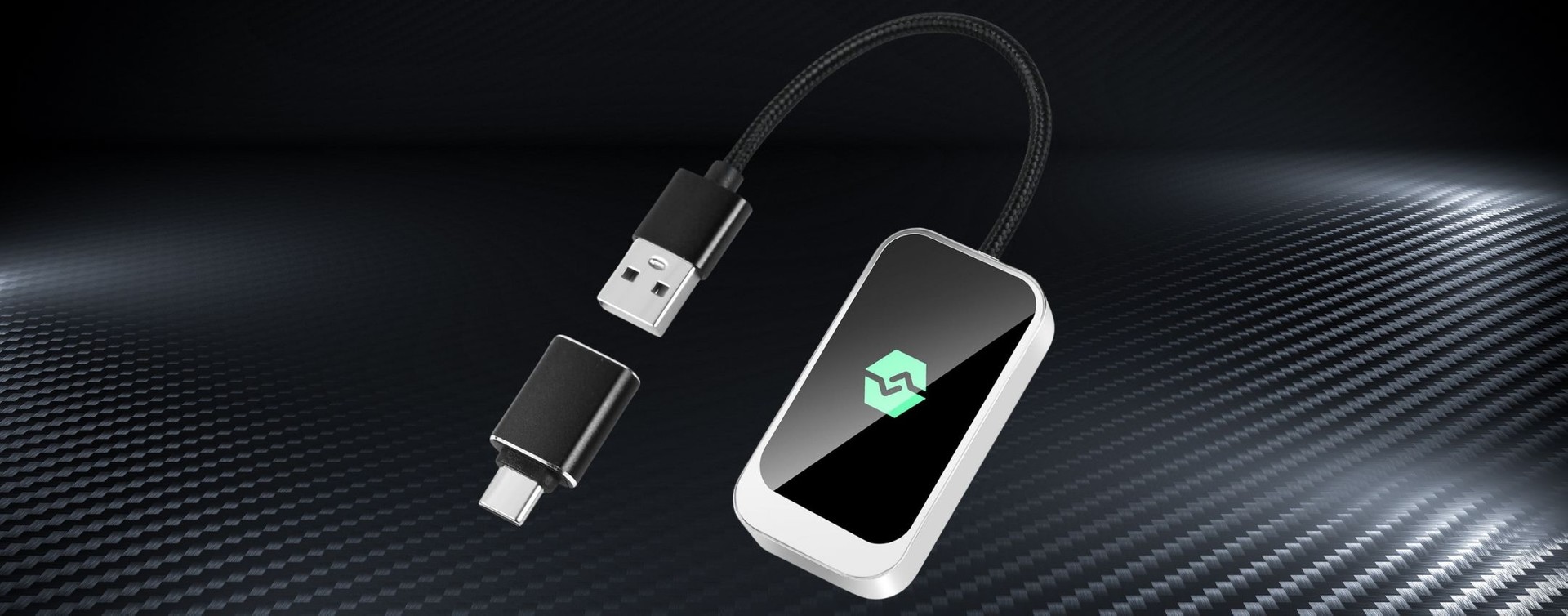 Adattatore Wireless CarPlay E Android Auto 2 In 1 - Converti Collegamento Cablato In Wireless, Plug &amp; Play