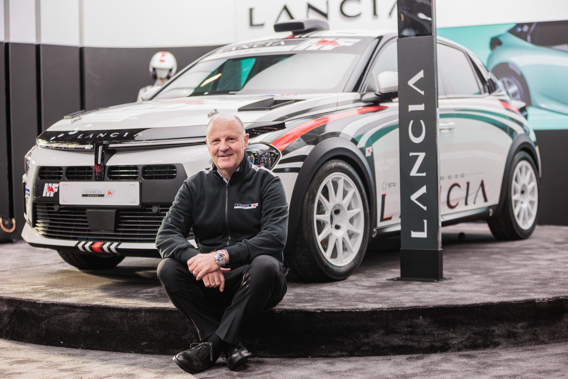 Miki Biasion e la Lancia Ypsilon Rally4 HF protagonisti al Motor Show di Bruxelles